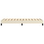 Cream synthetic leather box spring bed frame 80x200 cm by vidaXL, Beds and slatted bases - Ref: Foro24-3120666, Price: 75,87 ...