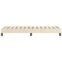 Cream synthetic leather box spring bed frame 80x200 cm by vidaXL, Beds and slatted bases - Ref: Foro24-3120666, Price: 73,22 ...