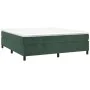 Estructura de cama de terciopelo verde 200x200 cm de vidaXL, Camas y somieres - Ref: Foro24-3121141, Precio: 134,18 €, Descue...