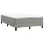 Hellgrauer Samtbettrahmen 120x200 cm von vidaXL, Betten und Lattenroste - Ref: Foro24-3120760, Preis: 97,09 €, Rabatt: %