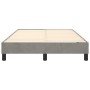 Estructura de cama de terciopelo gris claro 120x200 cm de vidaXL, Camas y somieres - Ref: Foro24-3120760, Precio: 99,49 €, De...