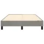Hellgrauer Samtbettrahmen 120x200 cm von vidaXL, Betten und Lattenroste - Ref: Foro24-3120760, Preis: 97,09 €, Rabatt: %