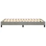 Hellgrauer Samtbettrahmen 120x200 cm von vidaXL, Betten und Lattenroste - Ref: Foro24-3120760, Preis: 97,09 €, Rabatt: %