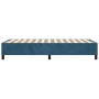 Estructura de cama de terciopelo azul 90x190 cm de vidaXL, Camas y somieres - Ref: Foro24-3121094, Precio: 100,13 €, Descuent...