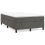 Estructura de cama de terciopelo gris oscuro 120x200 cm de vidaXL, Camas y somieres - Ref: Foro24-3121109, Precio: 111,42 €, ...