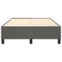 Dark gray velvet bed frame 120x200 cm by vidaXL, Beds and slatted bases - Ref: Foro24-3121109, Price: 116,96 €, Discount: %
