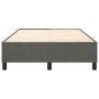 Estructura de cama de terciopelo gris oscuro 120x200 cm de vidaXL, Camas y somieres - Ref: Foro24-3121109, Precio: 111,42 €, ...