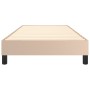 Estructura de cama cuero sintético color capuchino 90x190 cm de vidaXL, Camas y somieres - Ref: Foro24-3120675, Precio: 77,54...