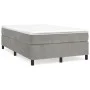 Estructura de cama de terciopelo gris claro 120x200 cm de vidaXL, Camas y somieres - Ref: Foro24-3121108, Precio: 107,40 €, D...