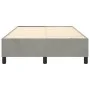 Estructura de cama de terciopelo gris claro 120x200 cm de vidaXL, Camas y somieres - Ref: Foro24-3121108, Precio: 107,40 €, D...