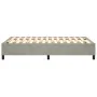 Estructura de cama de terciopelo gris claro 120x200 cm de vidaXL, Camas y somieres - Ref: Foro24-3121108, Precio: 107,40 €, D...