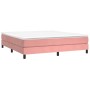 Estructura de cama de terciopelo rosa 180x200 cm de vidaXL, Camas y somieres - Ref: Foro24-3120789, Precio: 105,14 €, Descuen...