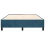 Blauer Samtbettrahmen 140x200 cm von vidaXL, Betten und Lattenroste - Ref: Foro24-3121124, Preis: 119,98 €, Rabatt: %