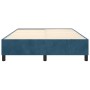 Estructura de cama de terciopelo azul 140x200 cm de vidaXL, Camas y somieres - Ref: Foro24-3121124, Precio: 124,74 €, Descuen...