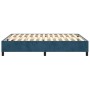 Estructura de cama de terciopelo azul 140x200 cm de vidaXL, Camas y somieres - Ref: Foro24-3121124, Precio: 124,74 €, Descuen...