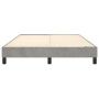 Estructura de cama de terciopelo gris claro 140x200 cm de vidaXL, Camas y somieres - Ref: Foro24-3120772, Precio: 114,30 €, D...