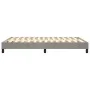 Hellgrauer Samtbettrahmen 140x200 cm von vidaXL, Betten und Lattenroste - Ref: Foro24-3120772, Preis: 112,24 €, Rabatt: %