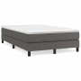Graues Kunstlederbettgestell 120x200 cm von vidaXL, Betten und Lattenroste - Ref: Foro24-3120692, Preis: 99,46 €, Rabatt: %