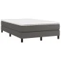 Gray synthetic leather bed frame 120x200 cm by vidaXL, Beds and slatted bases - Ref: Foro24-3120692, Price: 82,10 €, Discount: %
