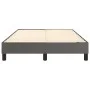 Gray synthetic leather bed frame 120x200 cm by vidaXL, Beds and slatted bases - Ref: Foro24-3120692, Price: 82,10 €, Discount: %