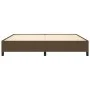 Bettrahmen aus dunkelbraunem Stoff, 200 x 200 cm von vidaXL, Betten und Lattenroste - Ref: Foro24-347093, Preis: 125,99 €, Ra...