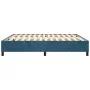 Estructura de cama de terciopelo azul 160x200 cm de vidaXL, Camas y somieres - Ref: Foro24-3121130, Precio: 122,31 €, Descuen...