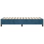 Estructura de cama de terciopelo azul 90x200 cm de vidaXL, Camas y somieres - Ref: Foro24-3121100, Precio: 99,17 €, Descuento: %