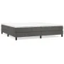 Dunkelgrauer Samtbettrahmen 180x200 cm von vidaXL, Betten und Lattenroste - Ref: Foro24-3120791, Preis: 115,28 €, Rabatt: %