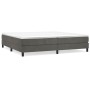 Estructura de cama de terciopelo gris oscuro 180x200 cm de vidaXL, Camas y somieres - Ref: Foro24-3120791, Precio: 117,31 €, ...