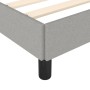 Light gray fabric bed frame 140x200 cm by vidaXL, Beds and slatted bases - Ref: Foro24-346720, Price: 109,06 €, Discount: %