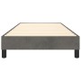 Dark gray velvet bed frame 100x200 cm by vidaXL, Beds and slatted bases - Ref: Foro24-3120755, Price: 78,27 €, Discount: %