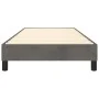 Estructura de cama de terciopelo gris oscuro 100x200 cm de vidaXL, Camas y somieres - Ref: Foro24-3120755, Precio: 71,14 €, D...