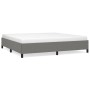 Dark gray fabric bed frame 200x200 cm by vidaXL, Beds and slatted bases - Ref: Foro24-347091, Price: 131,25 €, Discount: %