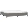 Estructura de cama tela gris oscuro 200x200 cm de vidaXL, Camas y somieres - Ref: Foro24-347091, Precio: 136,31 €, Descuento: %
