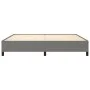 Estructura de cama tela gris oscuro 200x200 cm de vidaXL, Camas y somieres - Ref: Foro24-347091, Precio: 136,31 €, Descuento: %