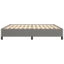 Dark gray fabric bed frame 200x200 cm by vidaXL, Beds and slatted bases - Ref: Foro24-347091, Price: 131,25 €, Discount: %