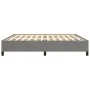 Estructura de cama tela gris oscuro 200x200 cm de vidaXL, Camas y somieres - Ref: Foro24-347091, Precio: 136,31 €, Descuento: %