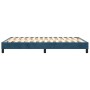 Estructura de cama de terciopelo azul 140x200 cm de vidaXL, Camas y somieres - Ref: Foro24-3120776, Precio: 113,16 €, Descuen...