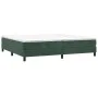 Bettgestell aus grünem Samt, 200 x 200 cm von vidaXL, Betten und Lattenroste - Ref: Foro24-3120793, Preis: 118,36 €, Rabatt: %