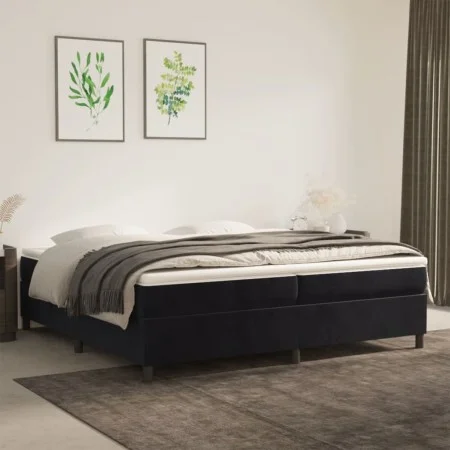 Hellgrauer Samtbettrahmen 200x200 cm von vidaXL, Betten und Lattenroste - Ref: Foro24-3121140, Preis: 134,39 €, Rabatt: %