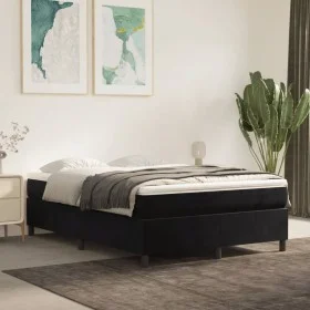 Black velvet bed frame 140x190 cm by vidaXL, Beds and slatted bases - Ref: Foro24-3121116, Price: 112,09 €, Discount: %