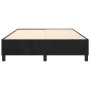 Estructura de cama de terciopelo negro 140x190 cm de vidaXL, Camas y somieres - Ref: Foro24-3121116, Precio: 113,04 €