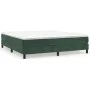 Bettgestell aus grünem Samt, 160 x 200 cm von vidaXL, Betten und Lattenroste - Ref: Foro24-3120781, Preis: 106,63 €, Rabatt: %