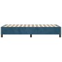 Blue velvet bed frame 100x200 cm by vidaXL, Beds and slatted bases - Ref: Foro24-3121106, Price: 83,53 €, Discount: %