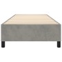 Estructura de cama de terciopelo gris claro 100x200 cm de vidaXL, Camas y somieres - Ref: Foro24-3121102, Precio: 77,49 €, De...