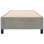 Hellgrauer Samtbettrahmen 100x200 cm von vidaXL, Betten und Lattenroste - Ref: Foro24-3121102, Preis: 76,59 €, Rabatt: %