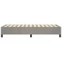 Hellgrauer Samtbettrahmen 100x200 cm von vidaXL, Betten und Lattenroste - Ref: Foro24-3121102, Preis: 76,59 €, Rabatt: %