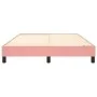 Pink velvet bed frame 140x200 cm by vidaXL, Beds and slatted bases - Ref: Foro24-3120777, Price: 102,11 €, Discount: %