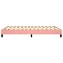 Estructura de cama de terciopelo rosa 140x200 cm de vidaXL, Camas y somieres - Ref: Foro24-3120777, Precio: 100,72 €, Descuen...