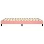 Pink velvet bed frame 140x200 cm by vidaXL, Beds and slatted bases - Ref: Foro24-3120777, Price: 102,11 €, Discount: %